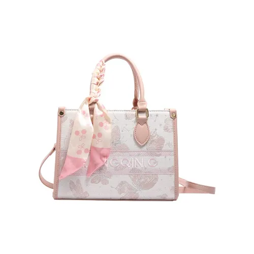 BUBM ПУ (полиуретан) Сумка через плечо Стандартная Женская Розовая