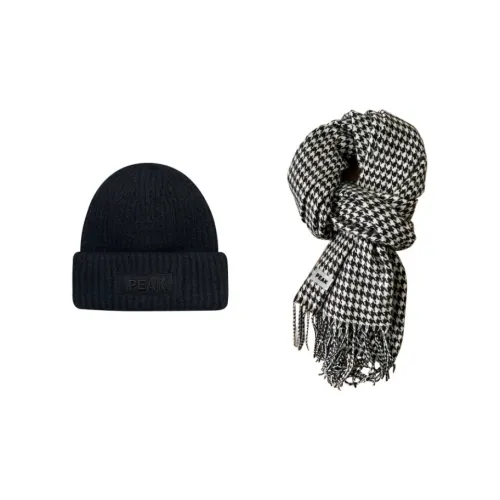 PEAK Разноцветные бархатные шапки-бини унисекс