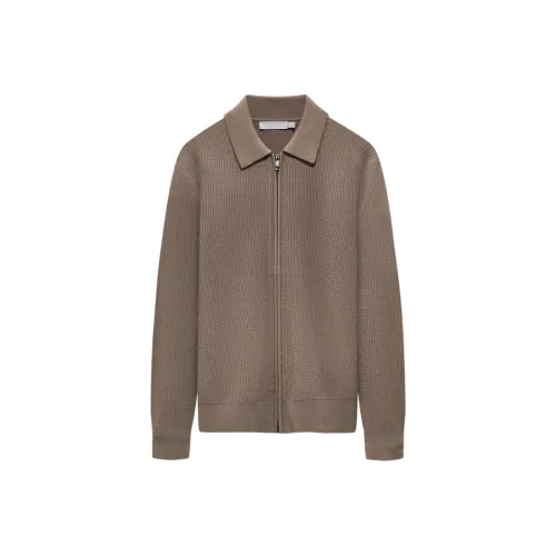 Jiumuwang Мужские брюки Expert Fw25 Осенние и зимние Трикотаж Облегающий крой Мужской Овсяный хаки