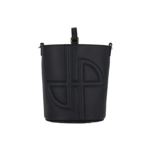 Patou Сумка из коровьей кожи ведрообразной формы сумка сумка через плечо женская черная