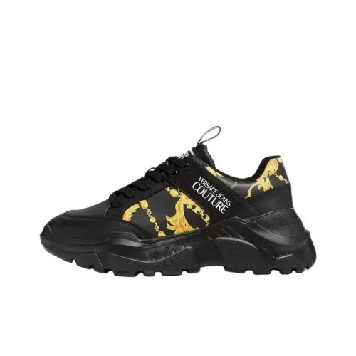 VERSACE JEANS COUTURE Цепь COUTURE Низкий Топ Casual Мужской Черный