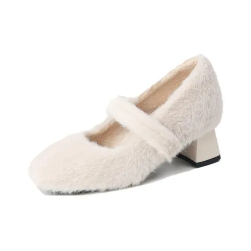 GOSO Mary Jane Shoes Ecru Women's