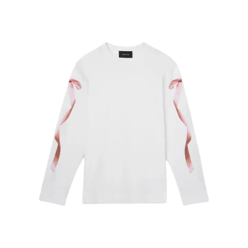 SIMONE ROCHA Белый Розовый Женские T-рубашки