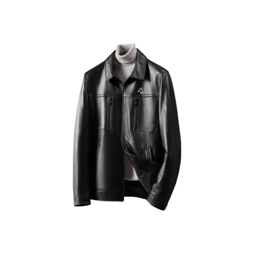 POLOMEISDO Кожа Куртка Унисекс