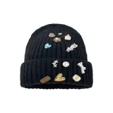 Аксессуары Вязаная шапка Черного цвета