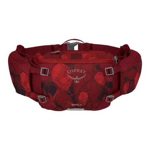 OSPREY 5L Бананка для денег Outdoor Сумка Полиэстер Красный Унисекс