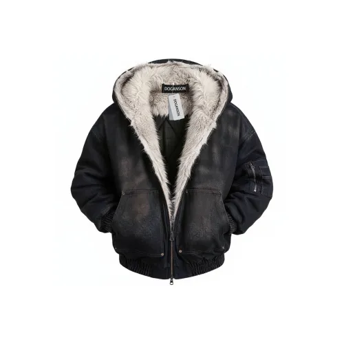 DOGANSON Винтажный синий унисекс пуховики