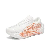 9819-A White Red Fleece-Lined