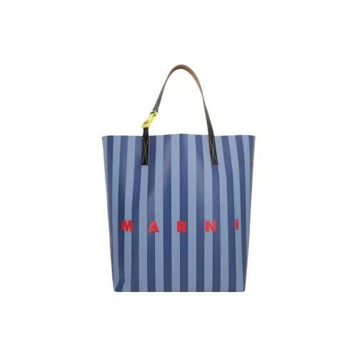 MARNI PVC Тоут Сумка Сумка для покупок Сумка Мужская Синяя