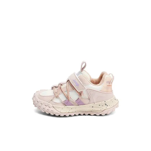 Jeep Износостойкий Легкий Амортизирующий Противоскользящий Низкий Топ Повседневная Обувь Бежевый Розовый Детский