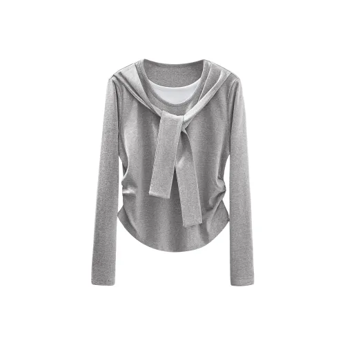 TOUCH Светло-серые женские T-рубашки