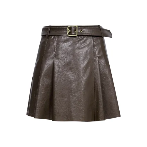 ONLY Кожаные короткие юбки Женские