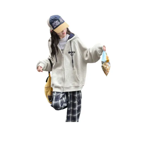 Little Redfish Серый Флис С подкладкой Школьный возраст Топы