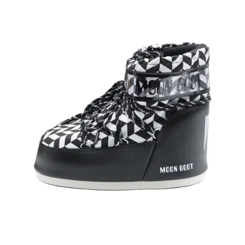 MOON BOOT Термические Короткие Снежные Ботинки Унисекс Черные