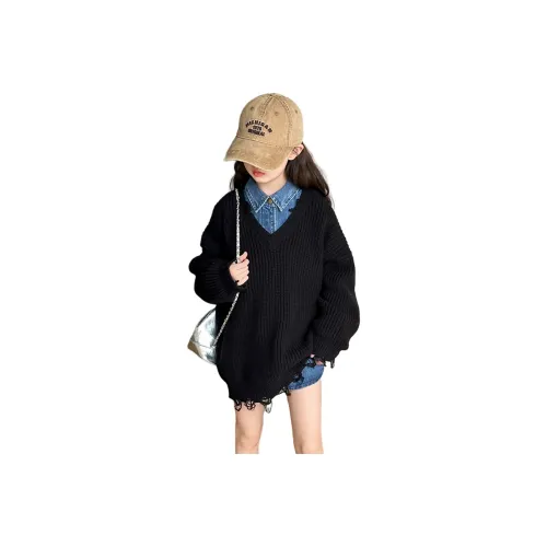 MADALLO Корейский стиль Без подкладки Свитер Kids Свитеры