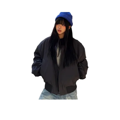 BRG Черный Женские пуховики