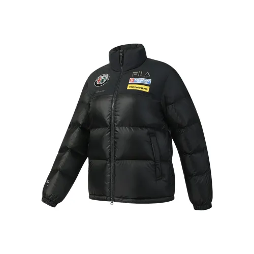 FILA SKI Пуховик Женские Темно-черный