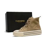 Высокий топ, цвет хаки, стиль