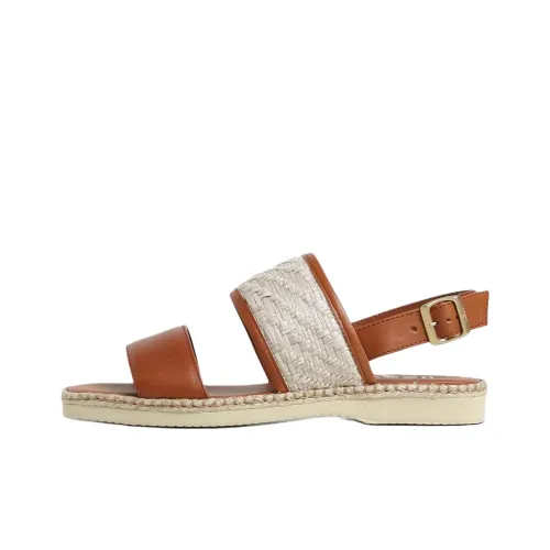 HOGAN H660 One Ремень Сандалии Женские Коричневый