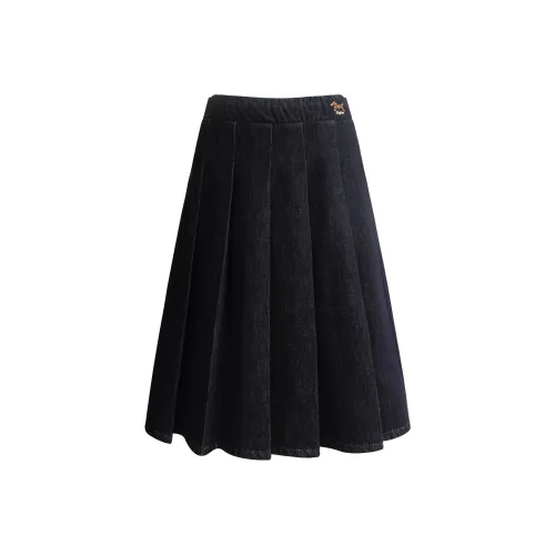 UNIFREE Деним Длинная Юбка Женская