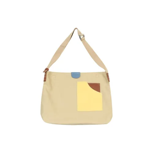 ELF SACK Холст Сумка через плечо Женская Элегантность Хаки Желтый