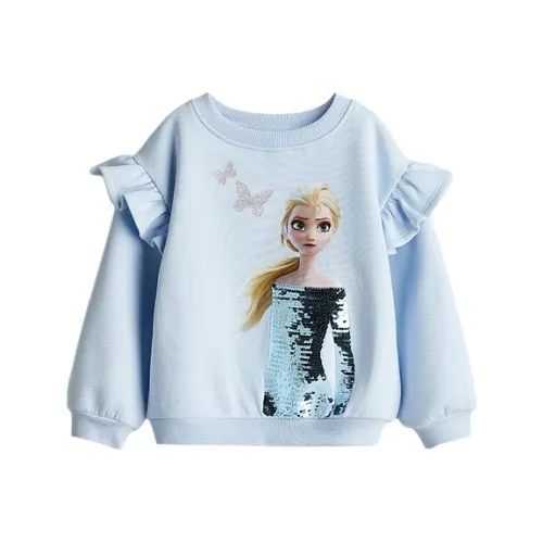 H M Светло-синий Frozen Kids Свитшоты