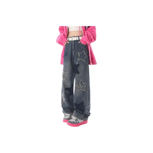 PAZZO Розовый Wa Синий. Принадлежит к Теплому Wa Прохладному COLORS Женские Джинсы