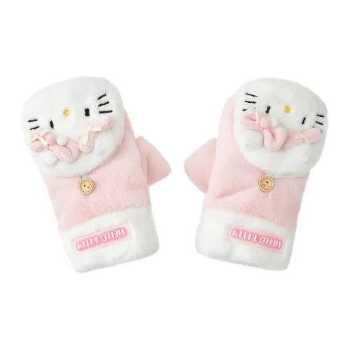 Санрио Полиэстер Трикотаж Перчатки Женские