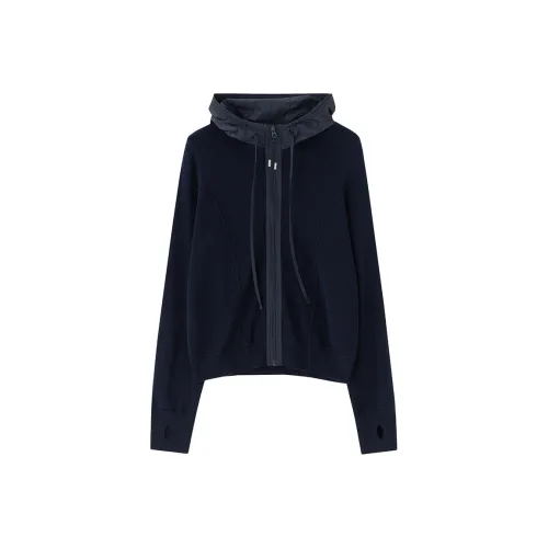 SOON FLOWER Темно-синий женский короткий пальто