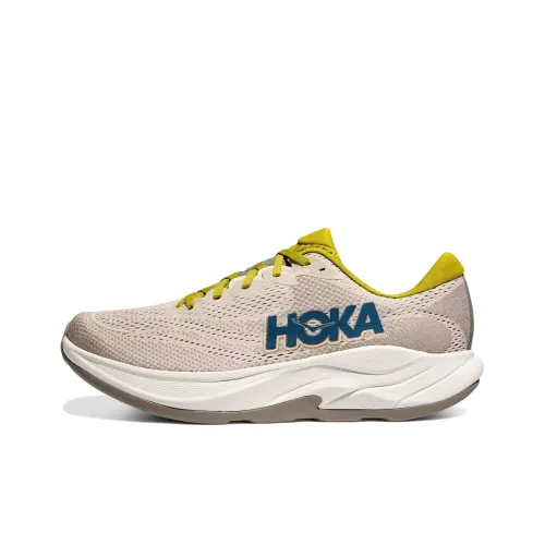 HOKA ONE ONE RINCON 4 Беговые кроссовки Мужские Бежевый Коричневый