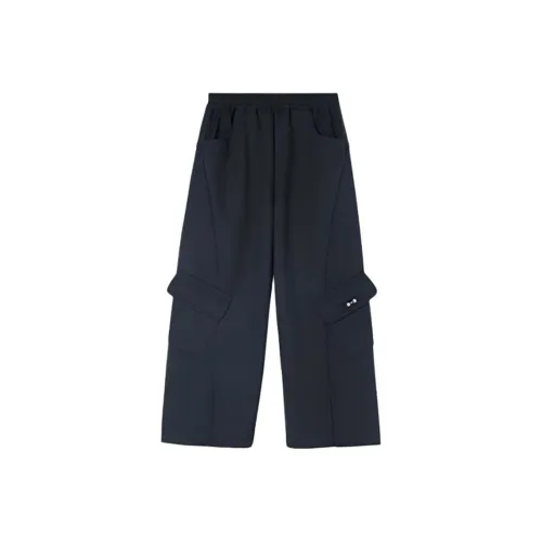 YUANYUAN GIRL Темно-синие Kids Карго-брюки