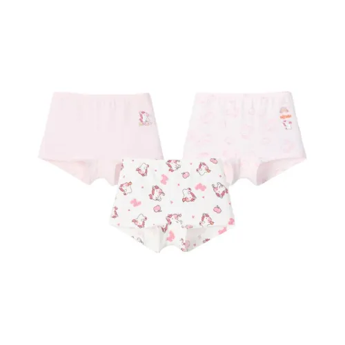 JIUSUIBAN Светло-розовый + Белый + Светло-розовый Детское нижнее белье
