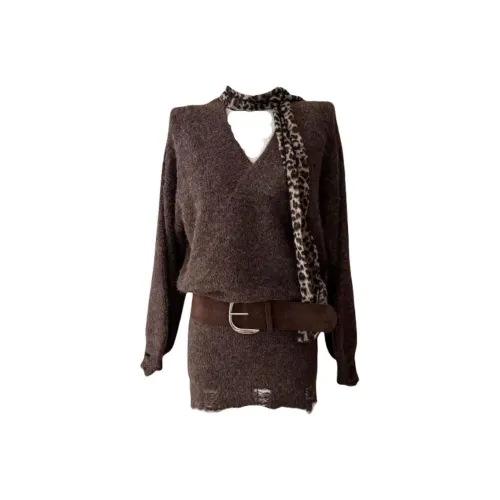 April20th Длинное платье с длинными рукавами женское