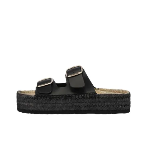 LOVE MOSCHINO Слипоны 3,5 см Женские Черные