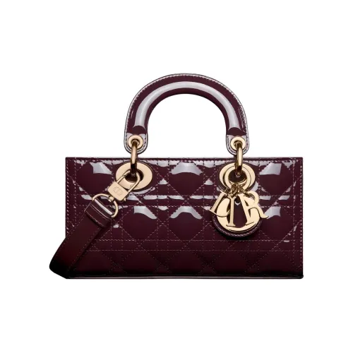 DIOR LADY D Joy Телячья кожа Сумка Маленькая Женская Сливовый