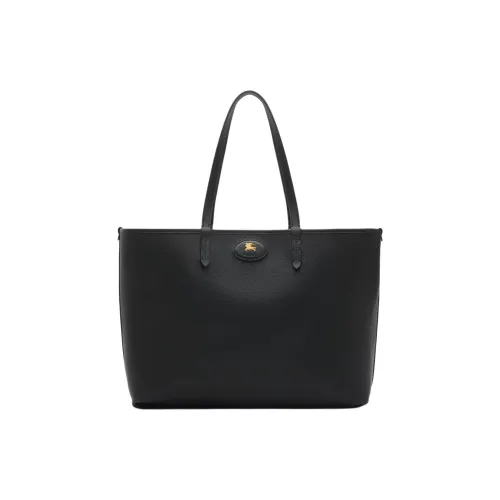 Burberry Bloomsbury Телячья кожа Сумка Средний Женский Черный и Бежевый