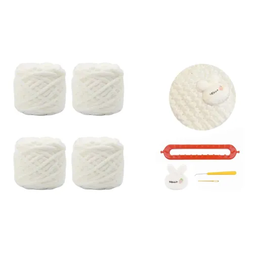 CHUNTUSHU Кролик Шарф Осенний и Зимний Теплый Плетеный Материал Набор для Сделай Сама Толстый Пряжа Ручная Работа Шарф DIY Игрушки