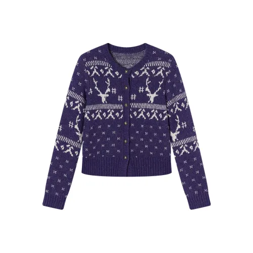 XIANGYING Фиолетовые Женские Свитера