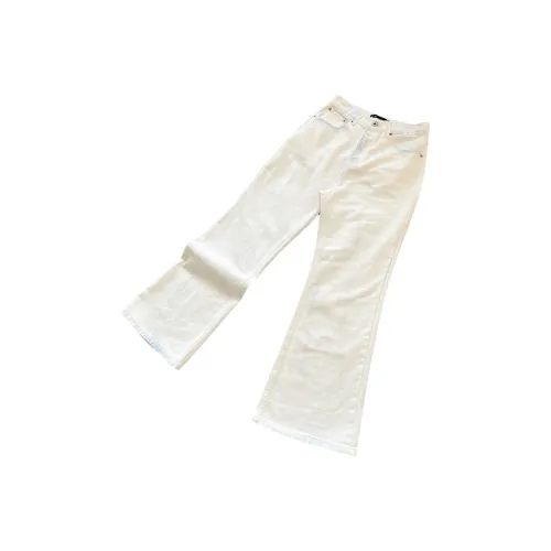 YICHEN Белый Унисекс Джинсы