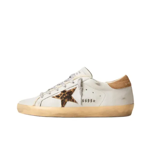Golden Goose Супер Звезда Low Топ Скейтборд Кроссовки Женские Бежевые