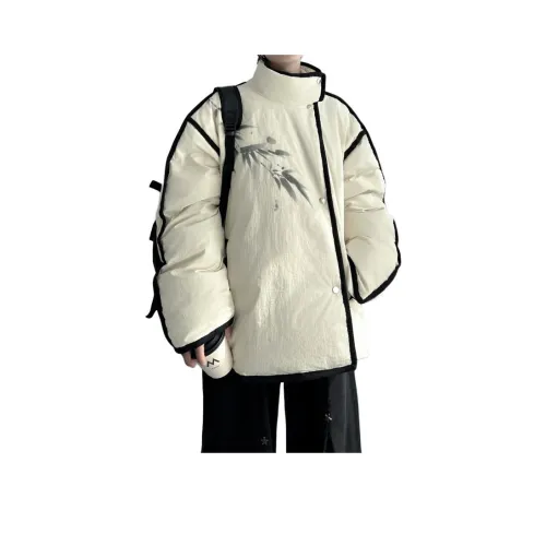 BLACK AT Белый Унисекс Пуховики