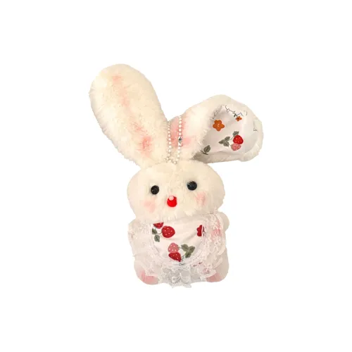 LONGZHIYOU Милый Скачащий Фартук Кролик Брелок Плюшевая Подвеска 19,5 см Рекомендуемая Высота