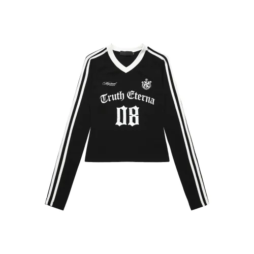 TREND ST Длинный рукав Т-рубашка Унисекс