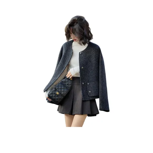 Kangaroo Туманный дождливый серый Женское пальто