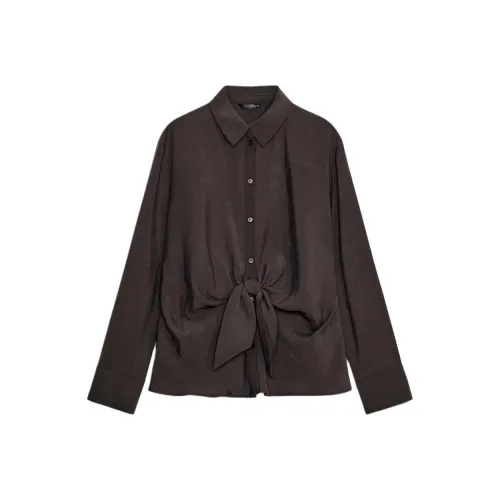 ZARA Collaboration Коричневые Женские Рубашки