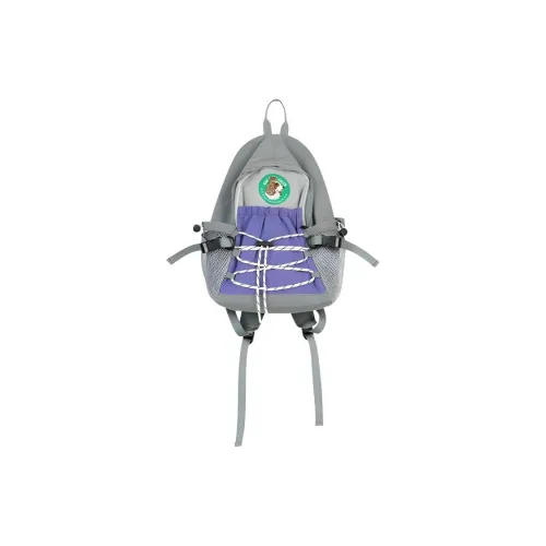 ELF SACK Нейлон Рюкзак Женские Серый и Фиолетовый