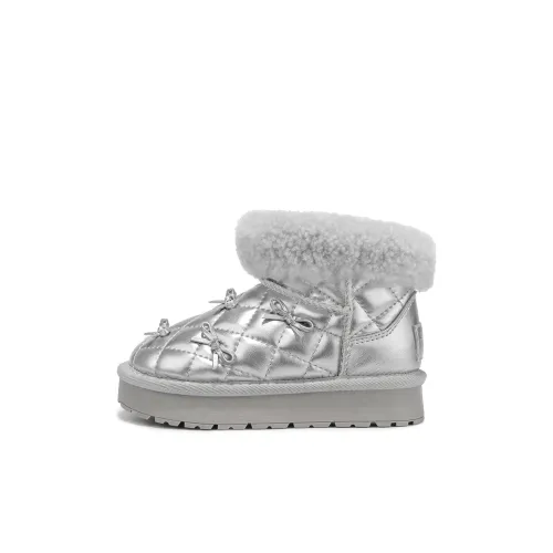 ST SAT KIDS Rebound Термический Баланс Противоскользящий Устойчивый к истиранию Высокий Топ Детские зимние сапоги