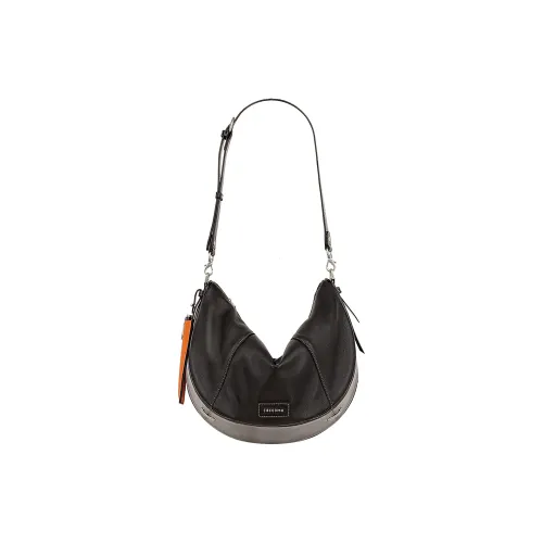 Great Dog and Black Horse Овчина Сумка через плечо Стандартная Женская