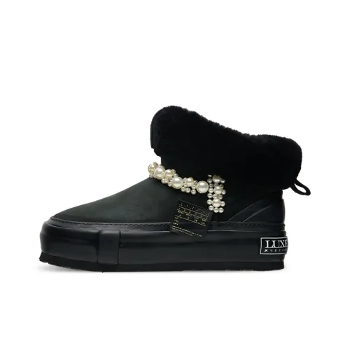 VESSEL Термостойкий Устойчивый к Износу Короткие Снежные Ботинки Унисекс Черные