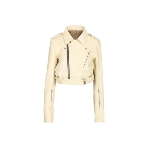 RICK OWENS RO Кожаная куртка мужская